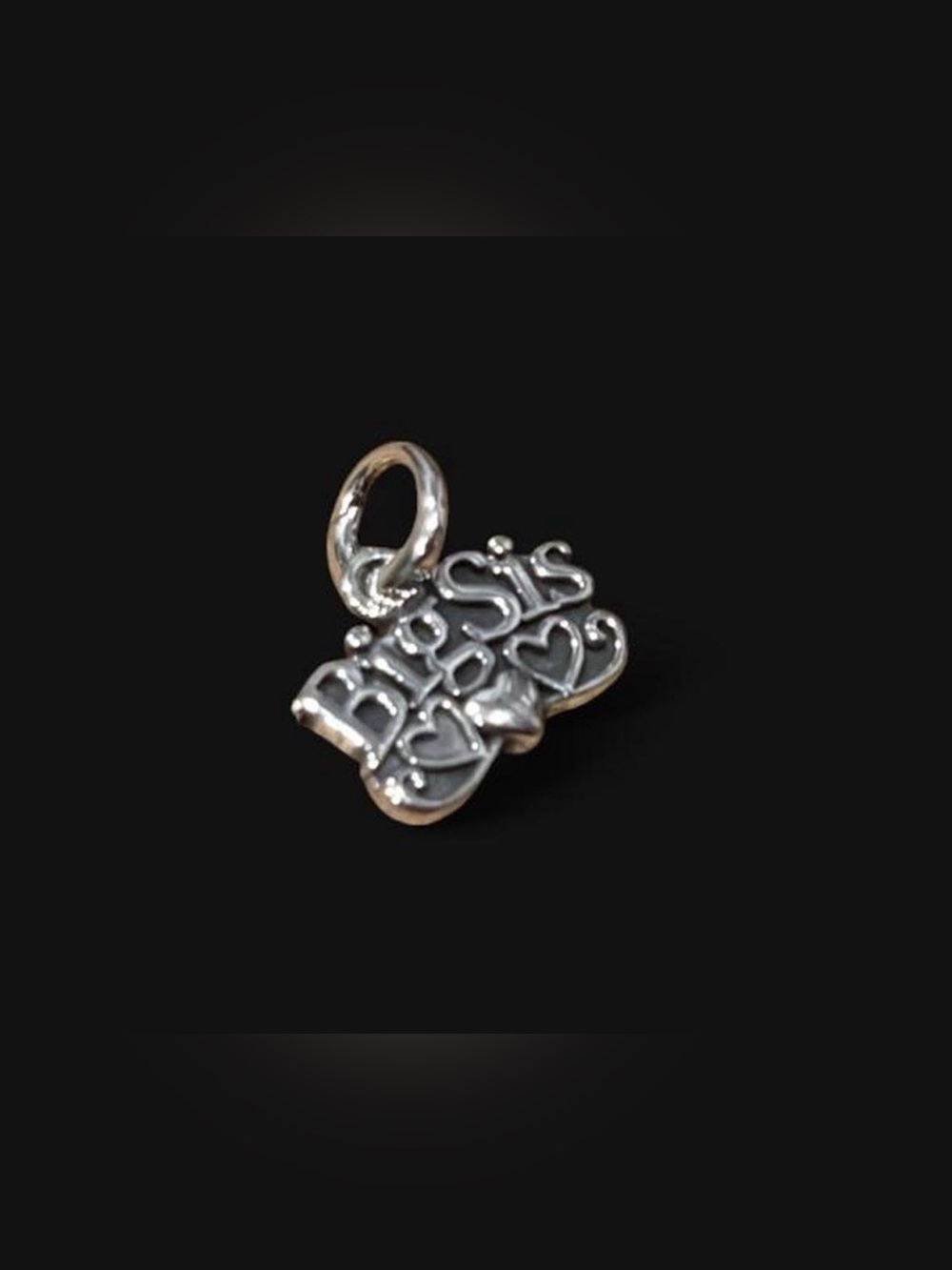 'Big Sis’ Silver and Charm Pendant